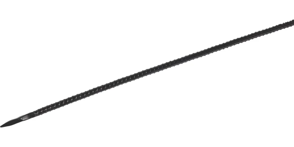 Roughneck 64-611, picas para barrera de 1,2 m × 9 mm, negro, pack de 10